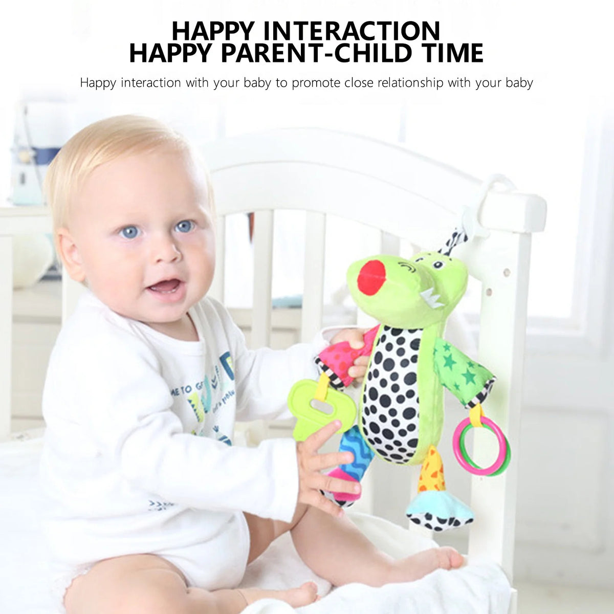 Green Baby Car Seat Toys With 32 Music And Teether D731744