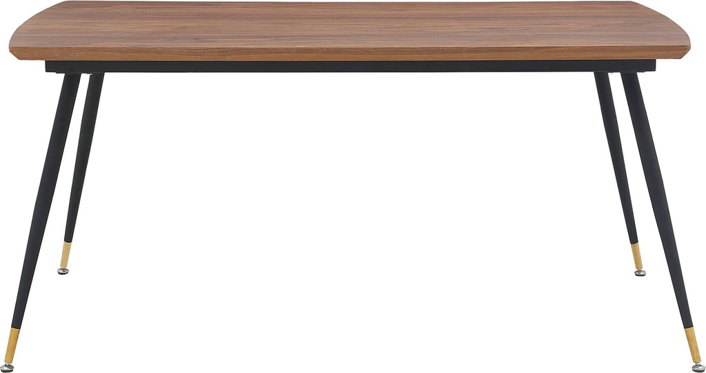 Walnut and Metal Dining Table N582952