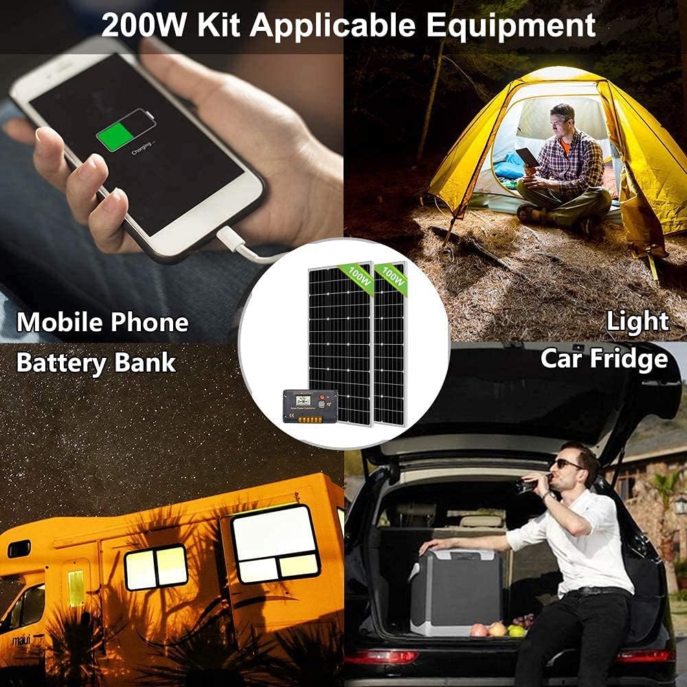 200 Watts Solar Panel Kit 12 Volt/24 Volt X136328