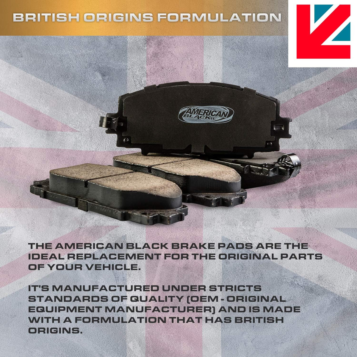Professional Ceramic Rear Disc Brake Pads Set A400