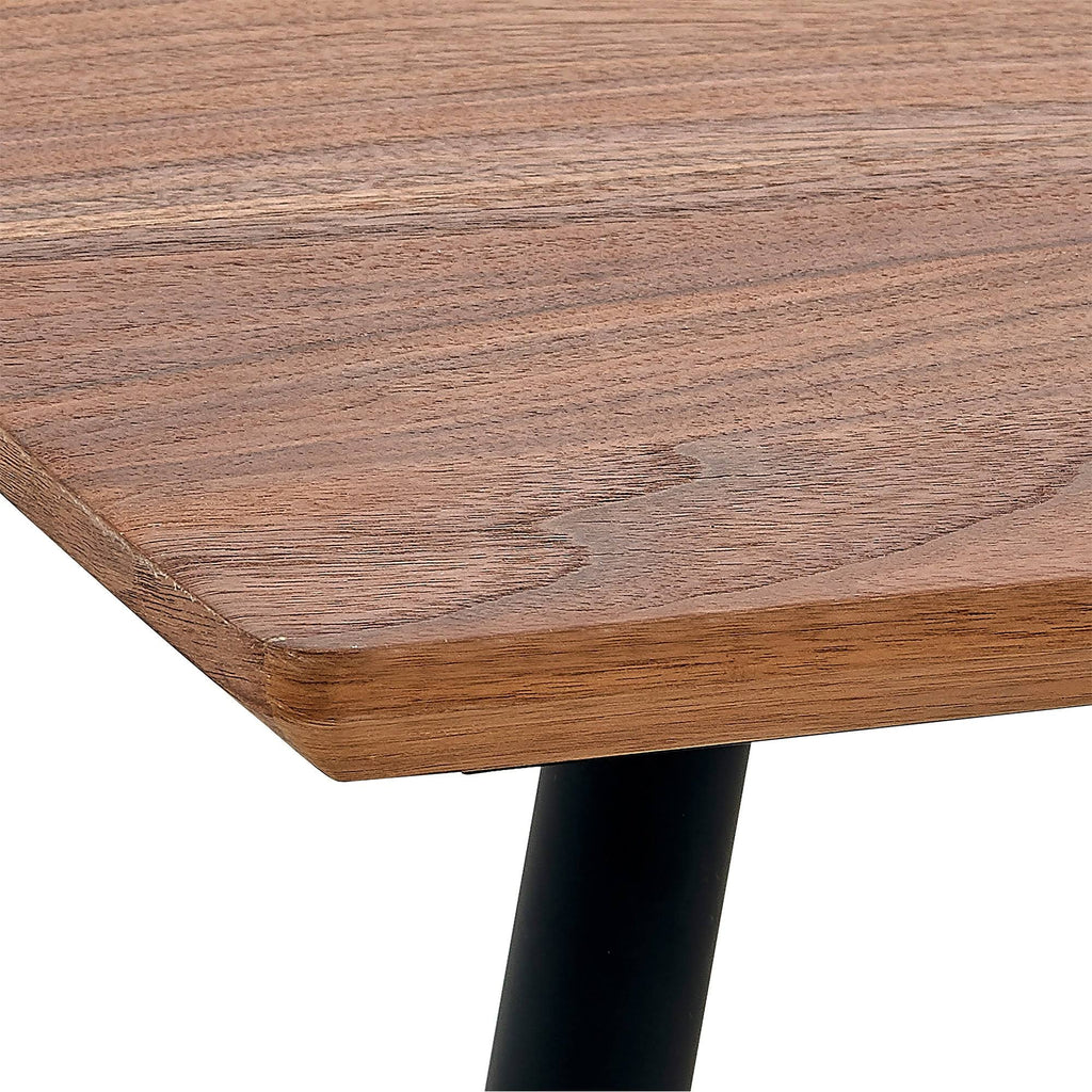 Walnut and Metal Dining Table N582952