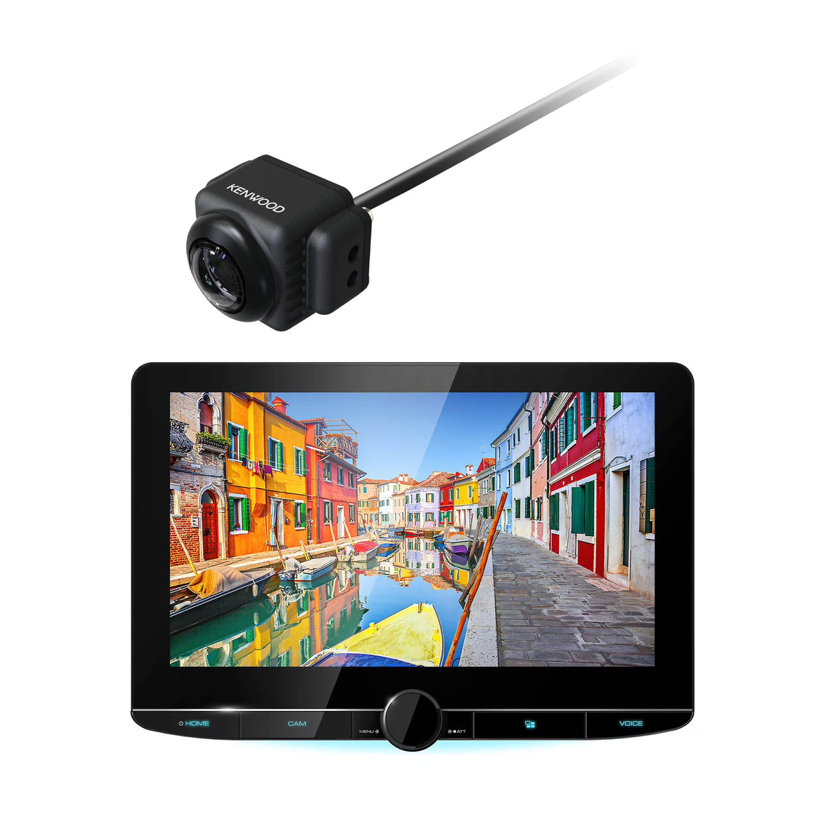 10.1" Floating Panel Digital MultiMedia Receiver with Backup Camera N4514