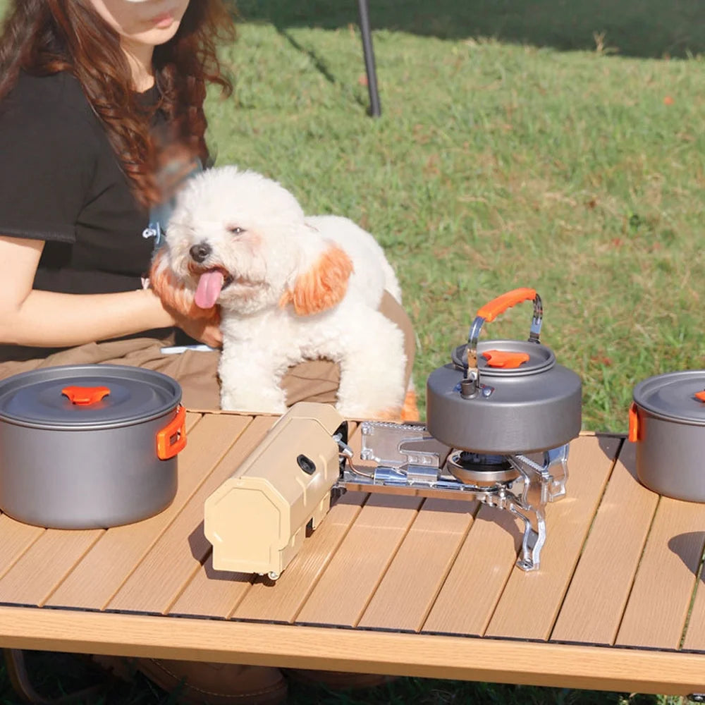 Portable Butane Camping Stove 2600W with Carrying Bag I173844