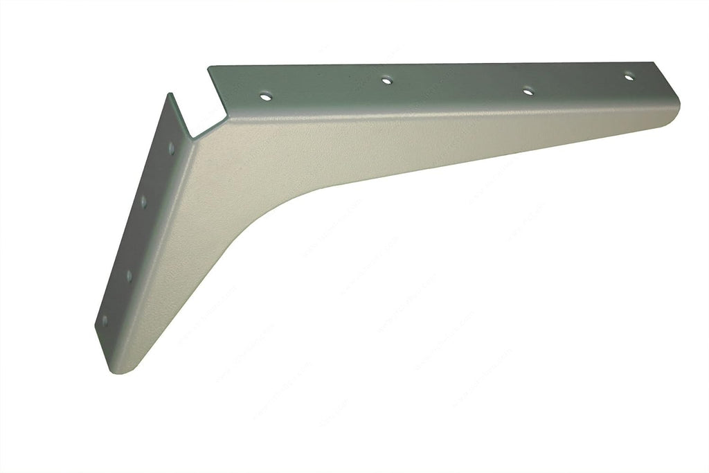 Heavy-Duty Reversible Brackets 1000lb. Load Capacity Black Pack of 2 G207829