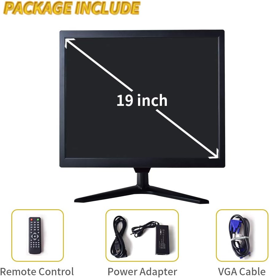 19 inch Security Surveillance Monitor with Built-in Speaker S151371