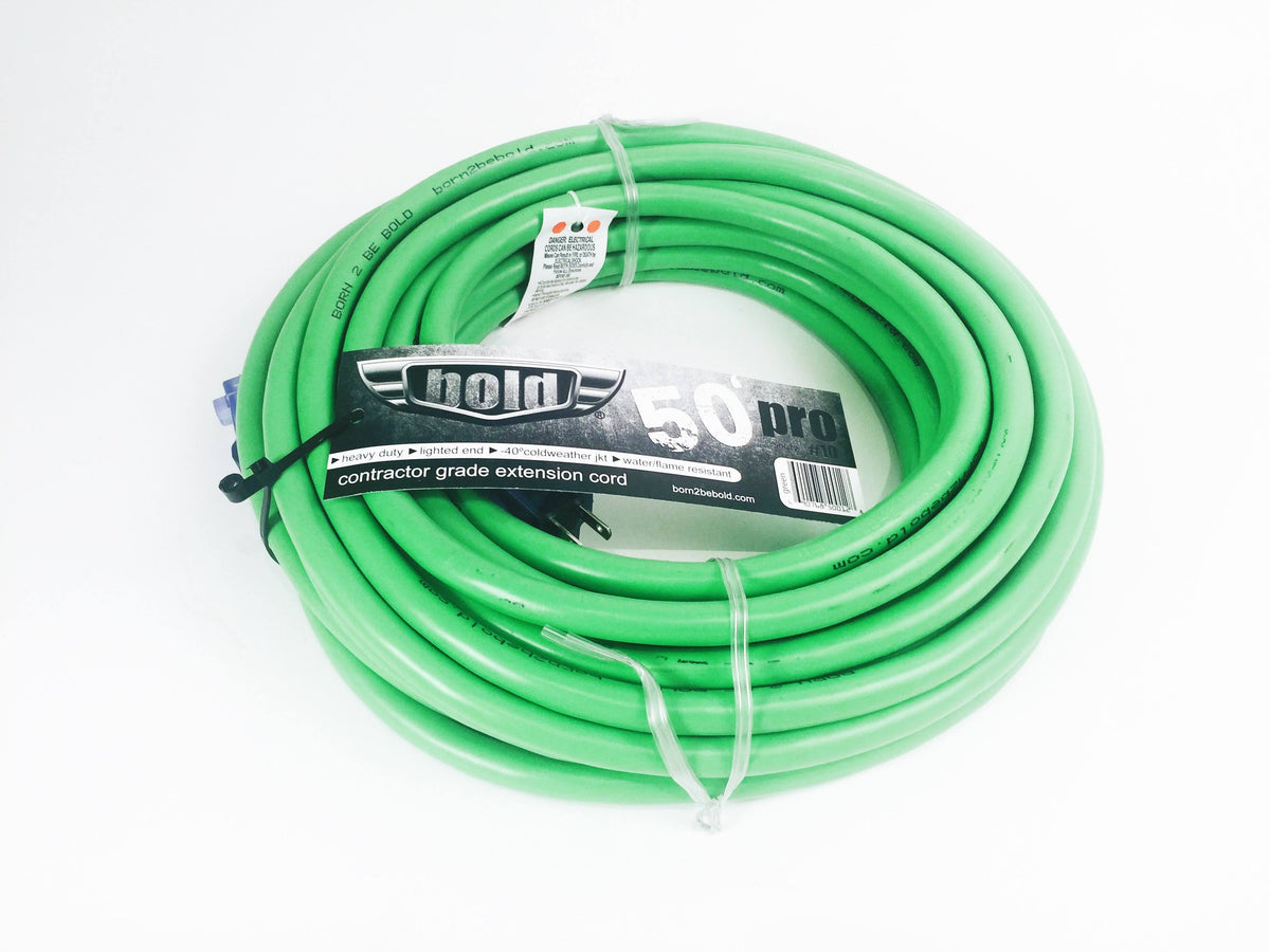 Blue Contractor Grade Lighted End Extension Cord A694
