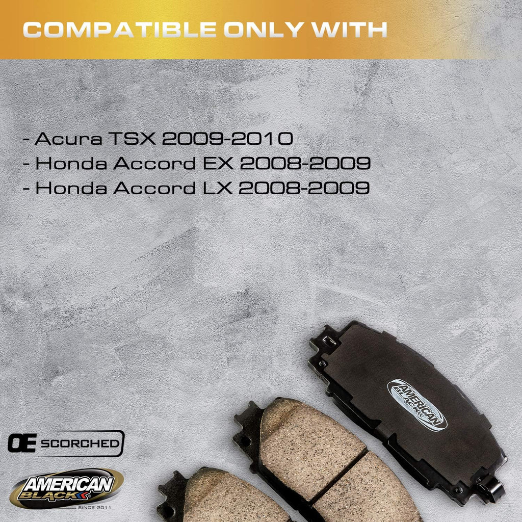 Professional Ceramic Rear Disc Brake Pads Set A400