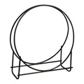 Black Tubular Steel Log Rack I52553