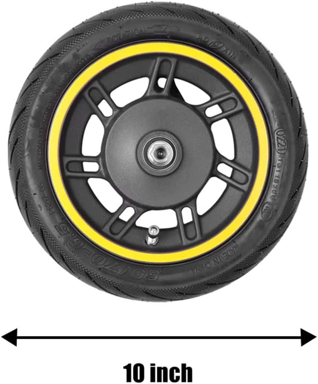 10 Inch 60/70-6.5 Tubeless Tire Front Wheel Assembly B621