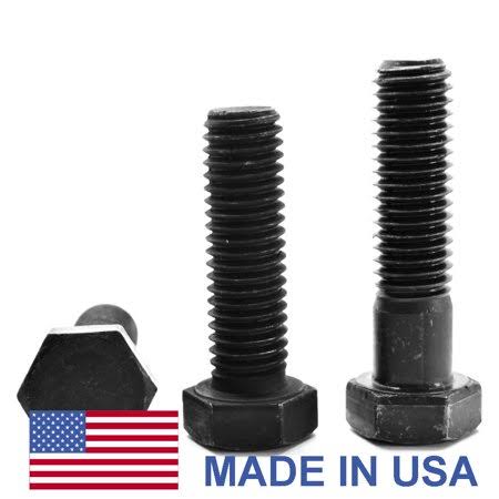 1/2 inch-13 x 3 inch Coarse Thread Grade 8 Hex Cap Screw Black Oxide Pk 50 U886