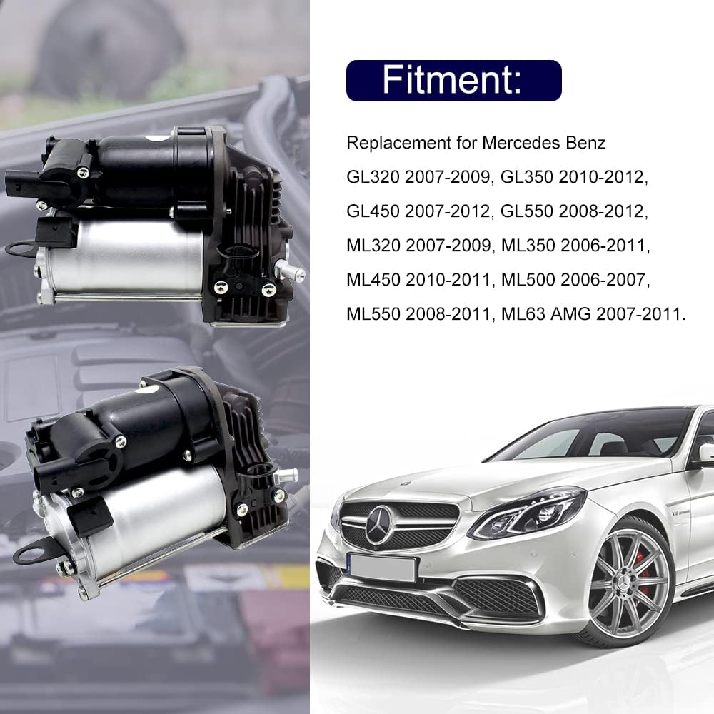 Air Suspension Compressor Pump for Mercedes-Benz 2006-2012 ML GL W164 B330