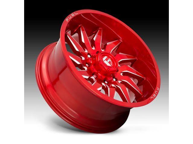 Candy Red Milled 20x9 8x165.1 20mm Wheel W75274