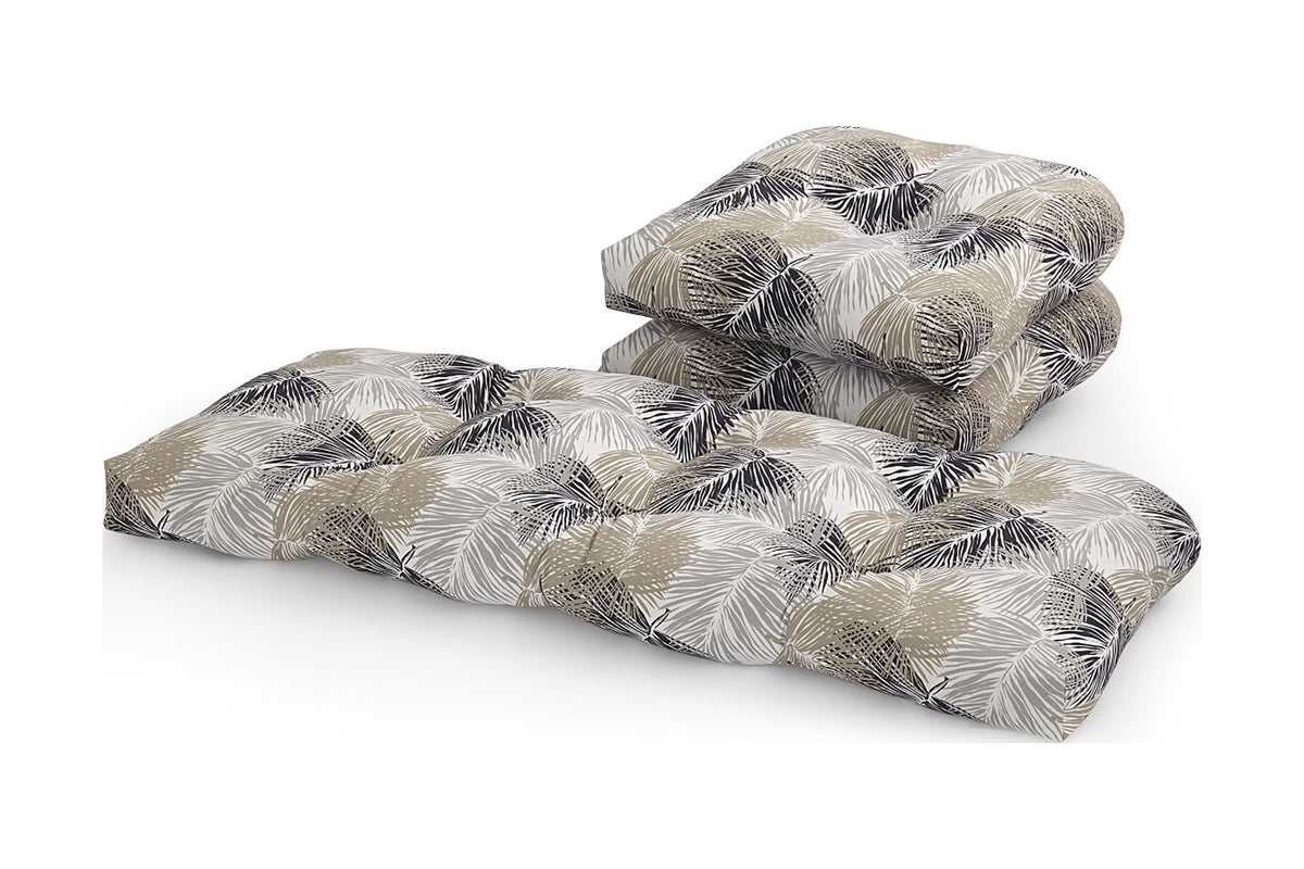 Multi-color U-Shape Outdoor Seating Cushions (3 Pieces) F590916