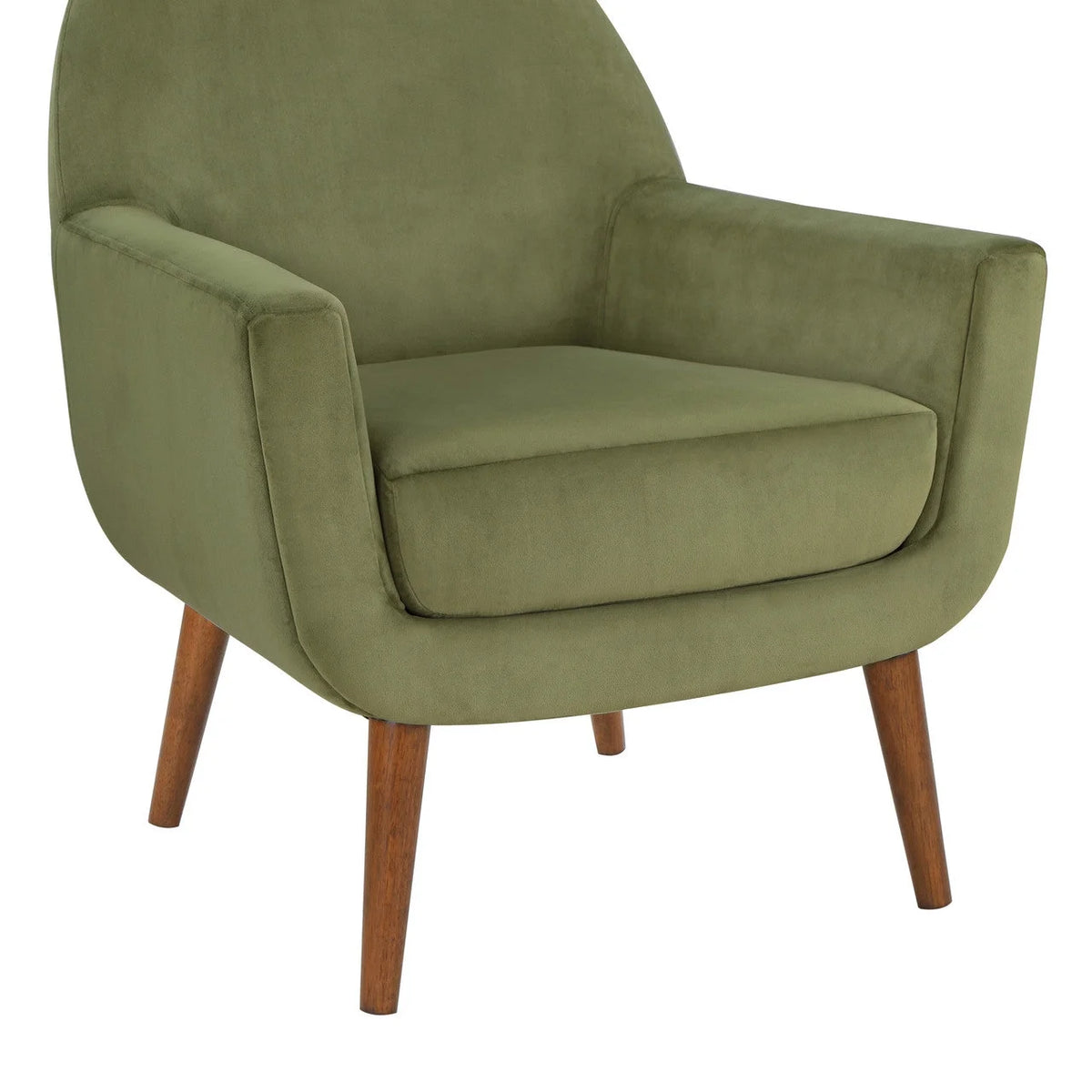 Green Velvet Arm Chair U95525