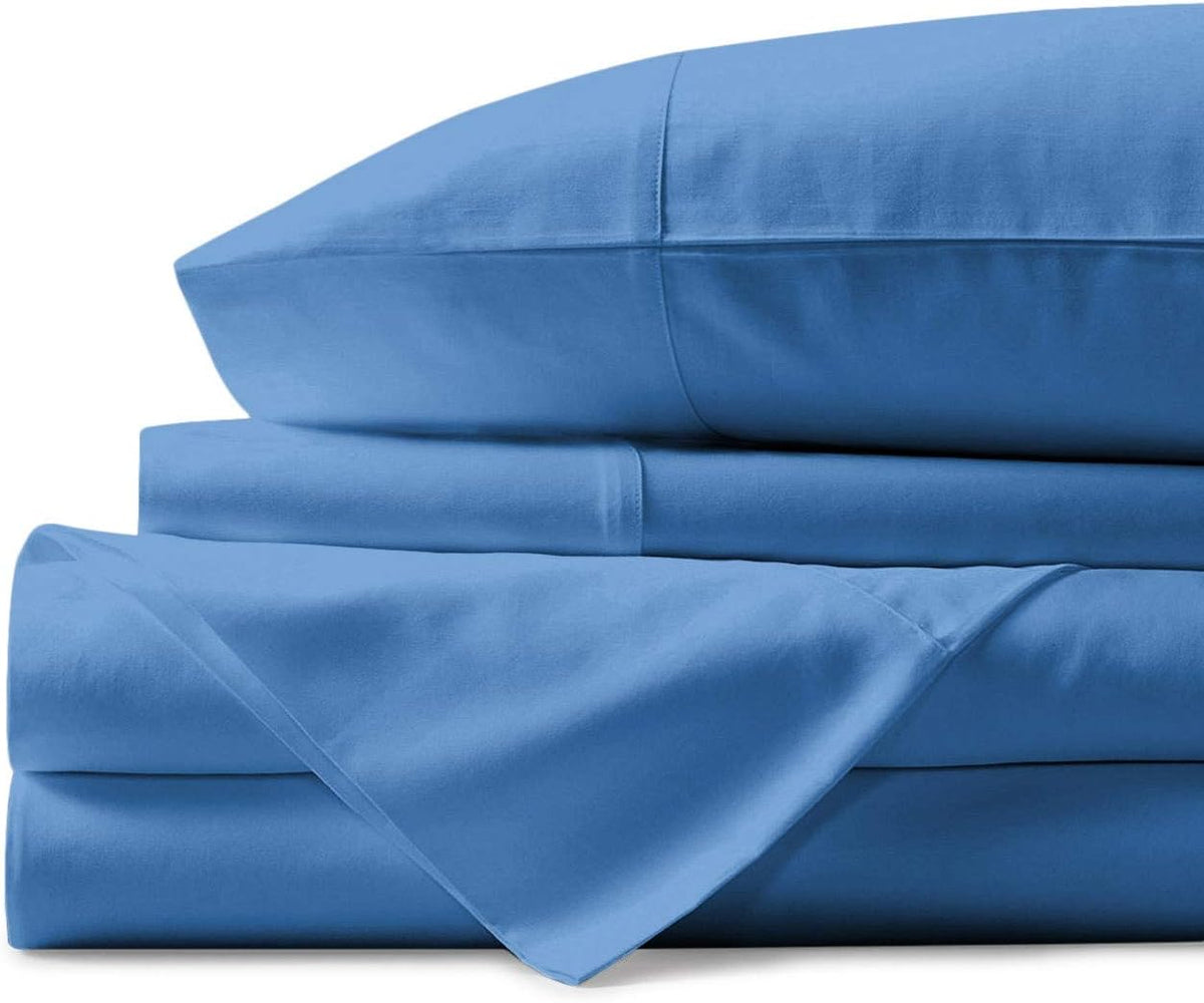 100% Egyptian Cotton California King Sheet Set, Stone Grey, Deep Pocket D845