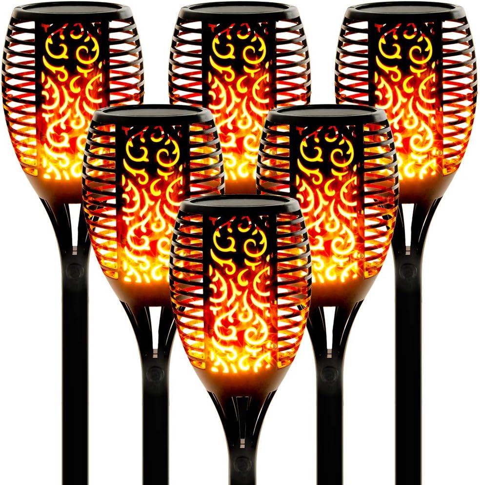 43 LED 6 Pack Solar Torch Lights J528