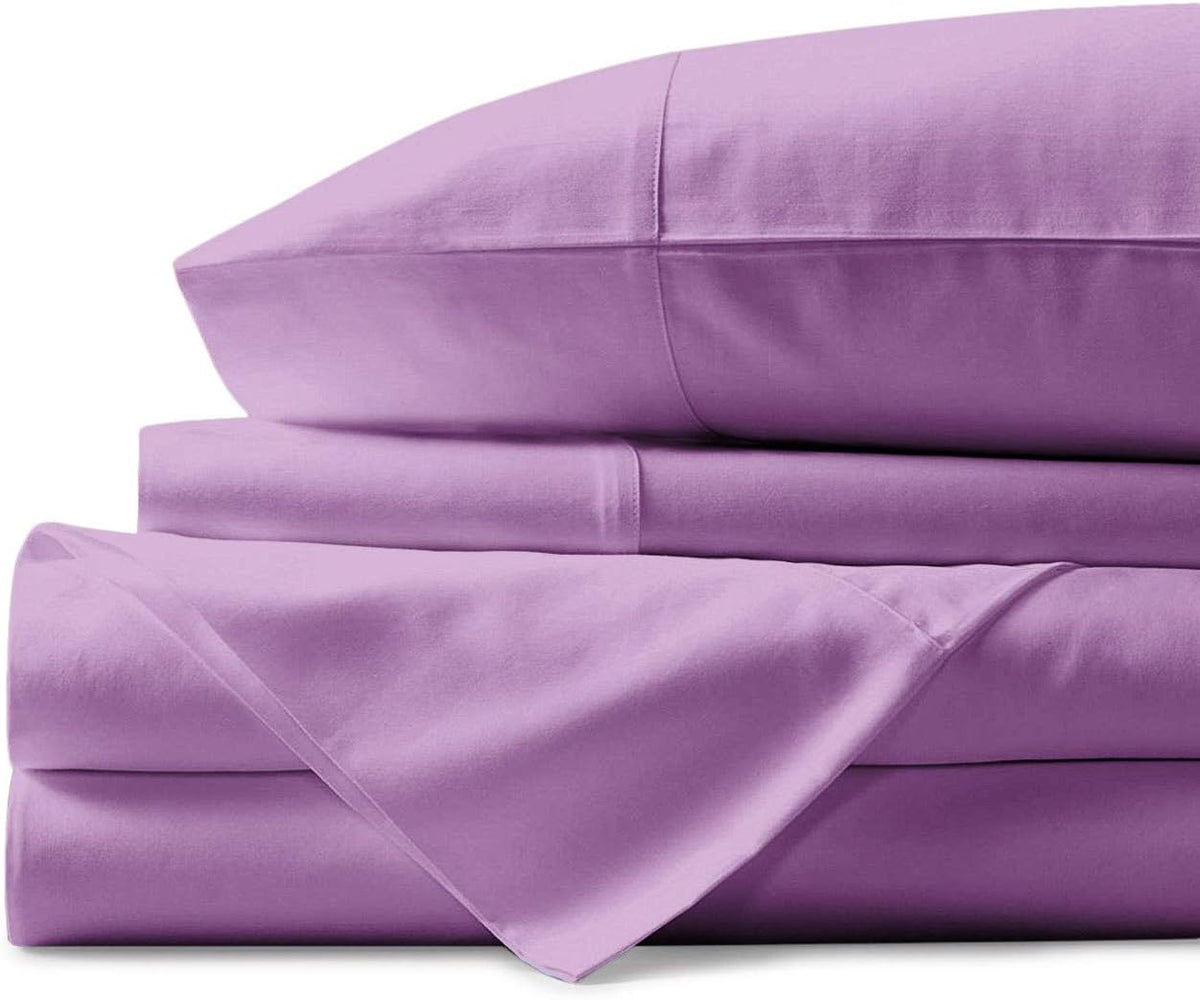 100% Egyptian Cotton California King Sheet Set, Stone Grey, Deep Pocket D845