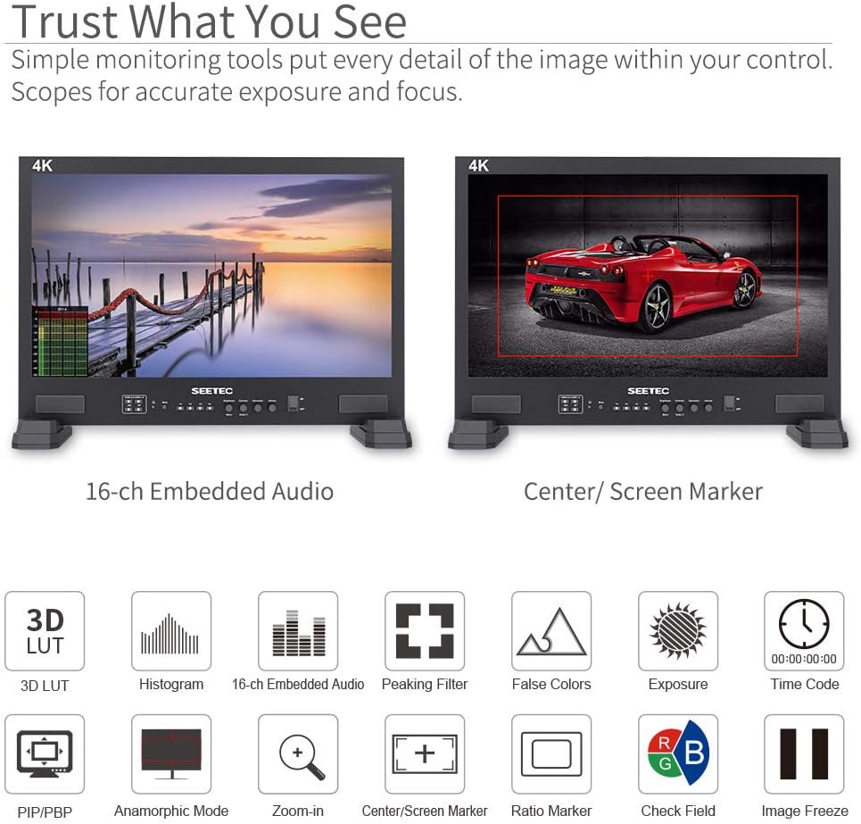 21.5 Inch 3G-SDI 4K HDMI Broadcast Studio Monitor M50699