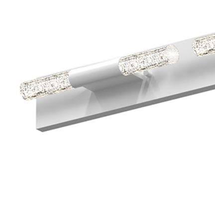 Satin White 4-Light LED Bath Bar C59020