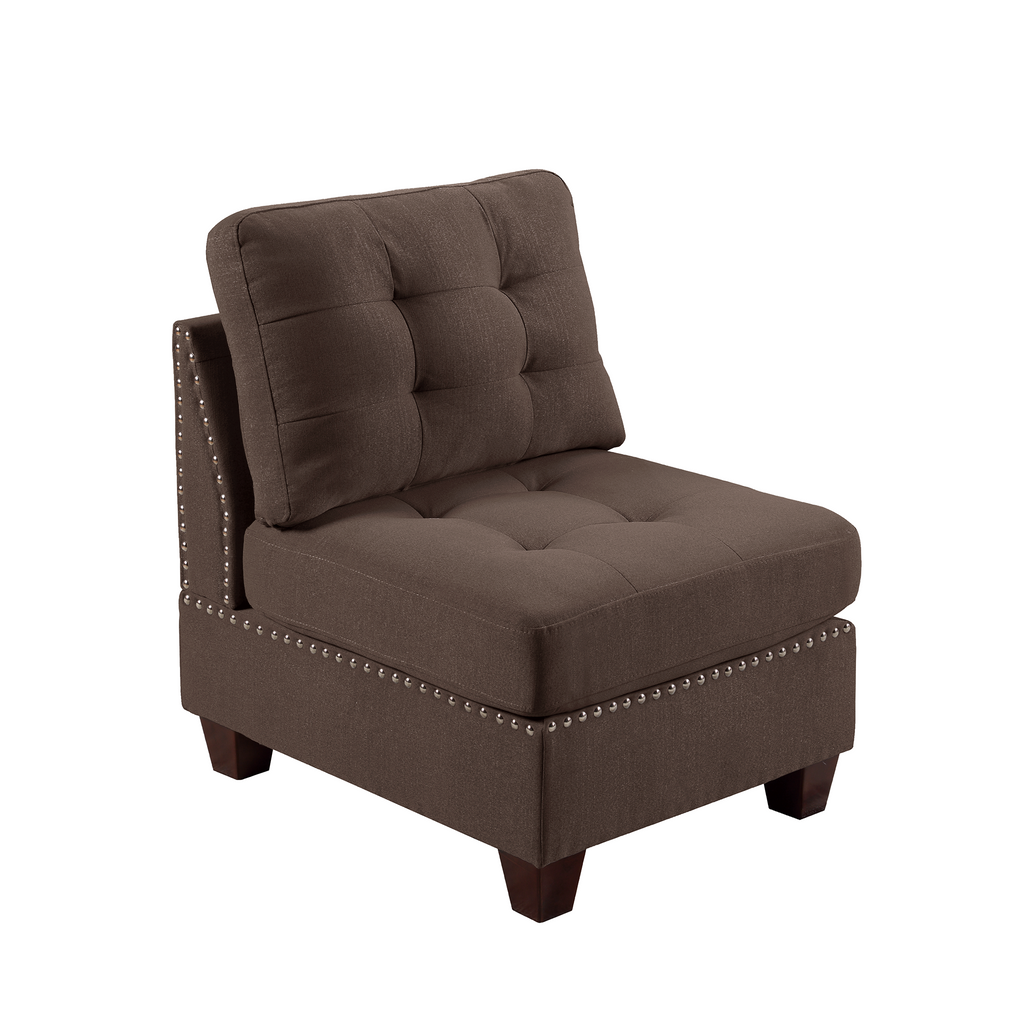 3 Pcs Modular Sofa Set Gray Y74038