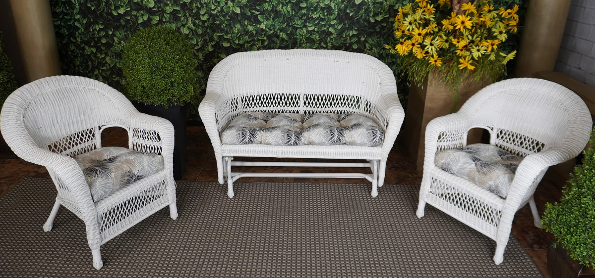 Multi-color U-Shape Outdoor Seating Cushions (3 Pieces) F590916