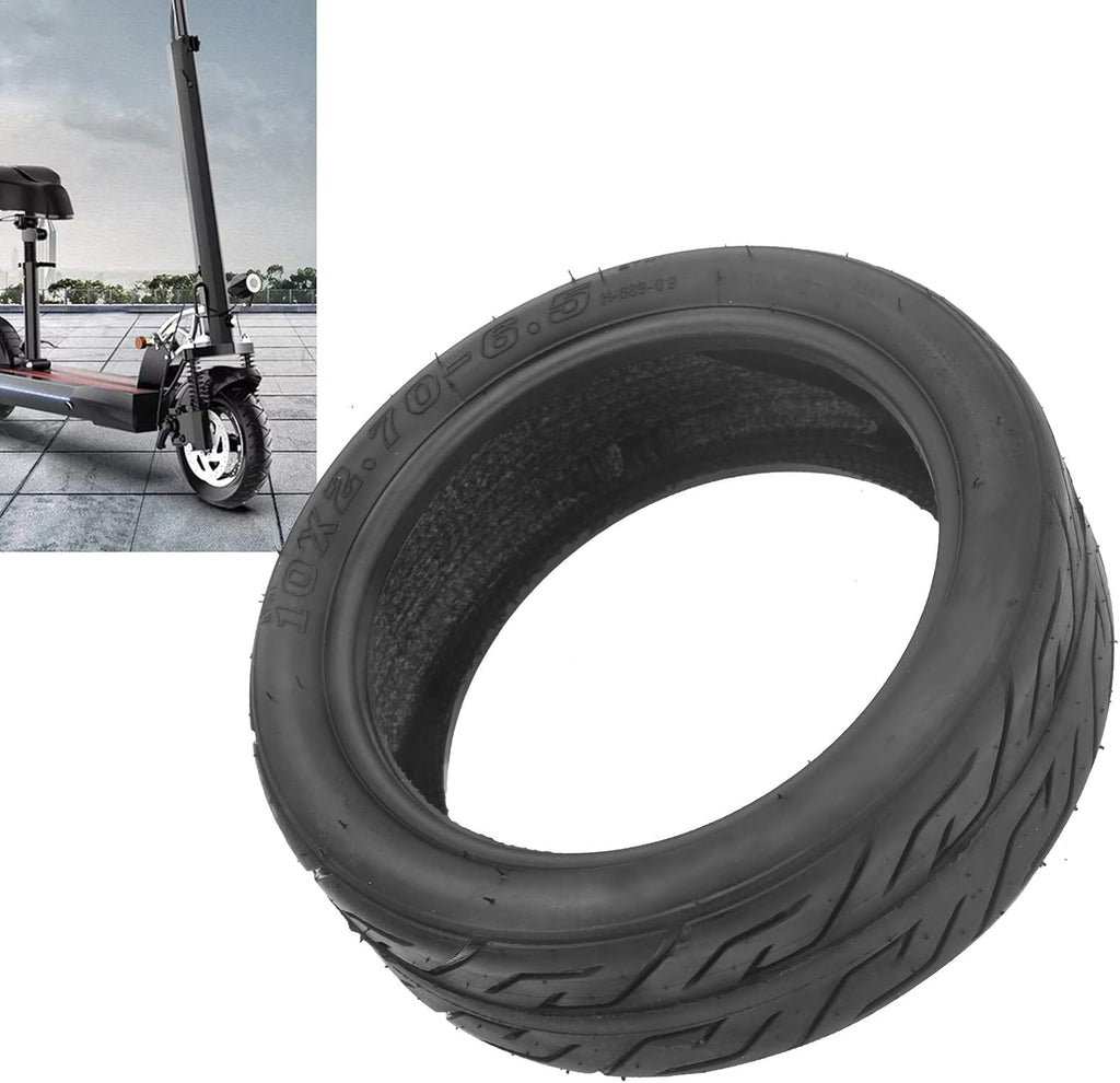 10x2.70-6.5 10 Inch Rubber Scooter Tire Pack of 2 G1008