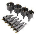 10Pcs Tungsten Carbide Tipped Hole Saw Set H141
