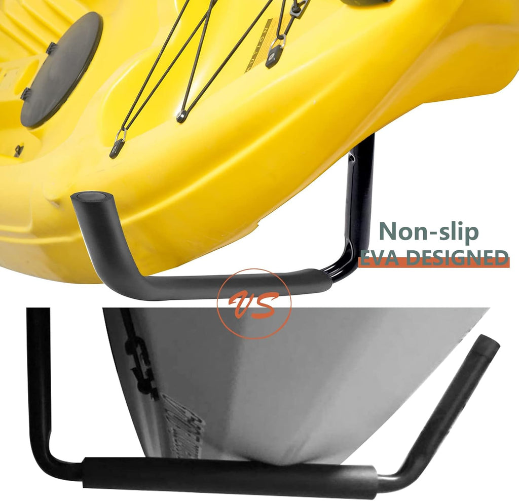 Kayak Storage Heavy Duty Hooks, 15 Inch Wall Mount Jumbo Arm Hanger, 6 Pack Z595554