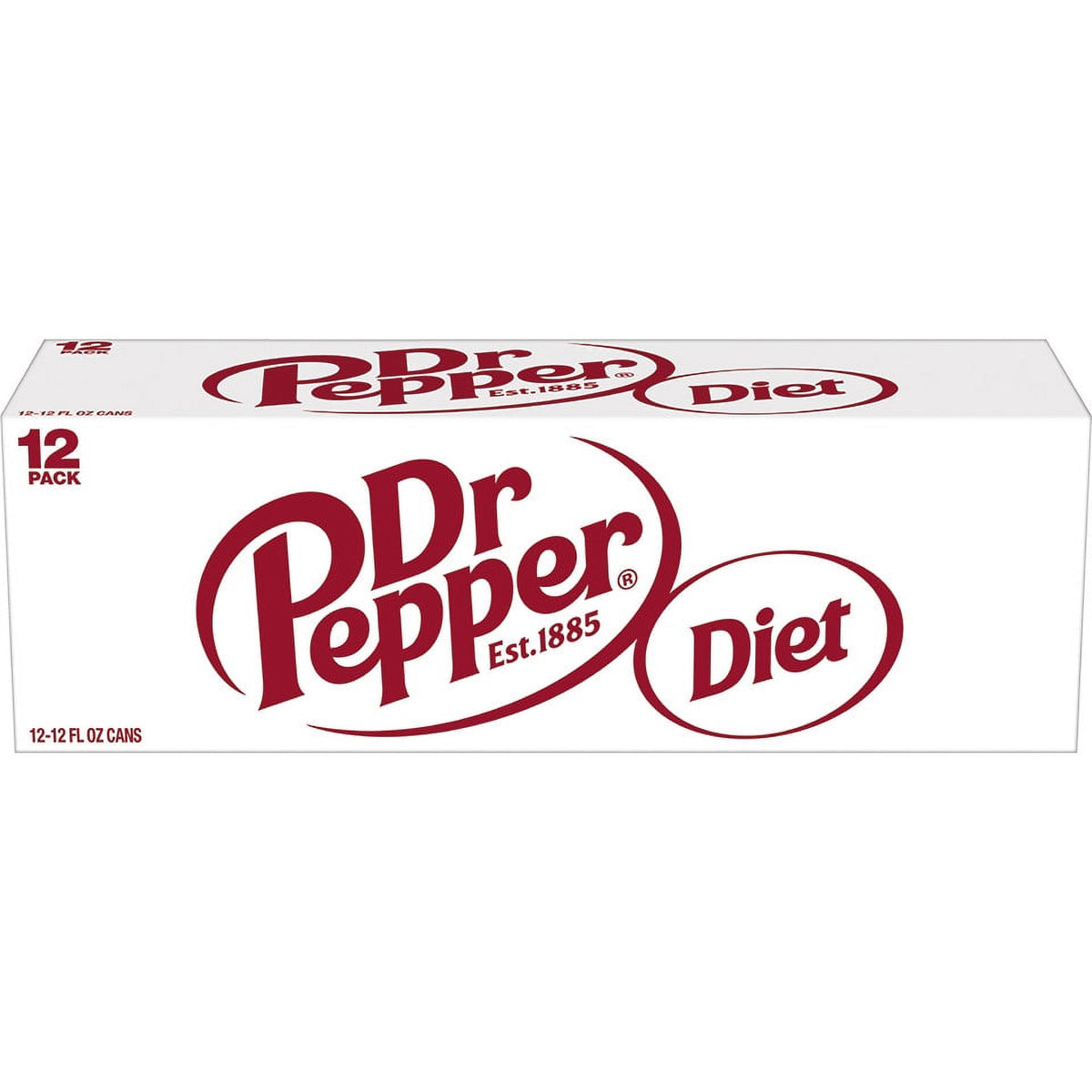 12 Pack Cans Diet Dr Pepper Soda Pop M2766