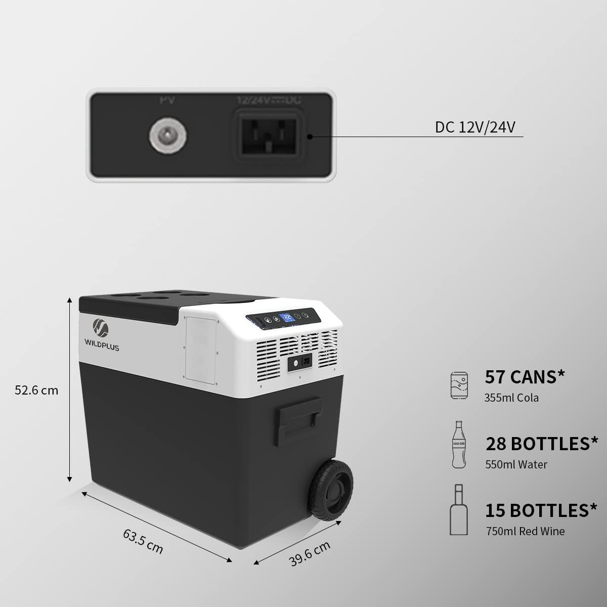 42 Quart Car Refrigerator with DC/AC Adapter W664014