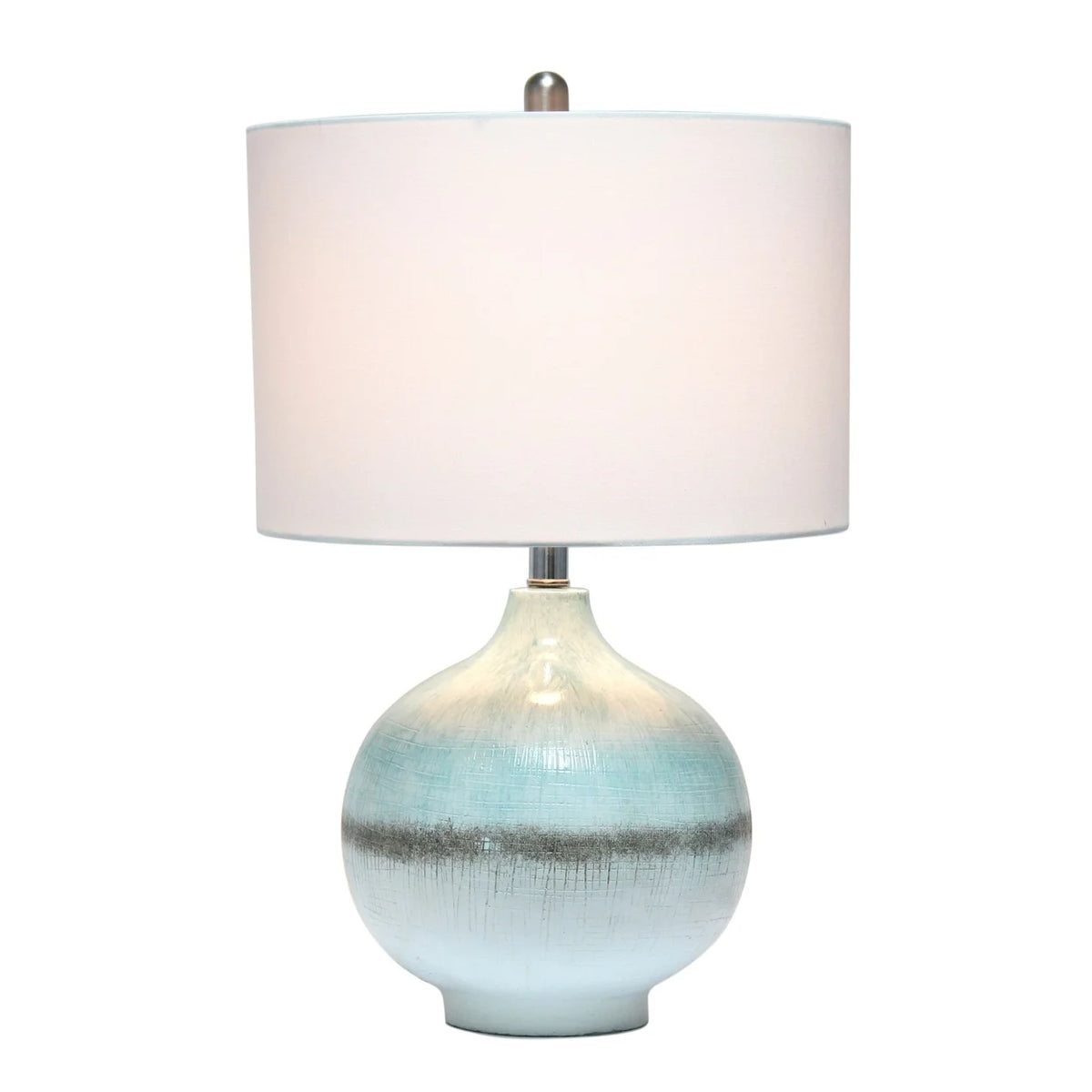 Aqua and Brown Table Lamp L520