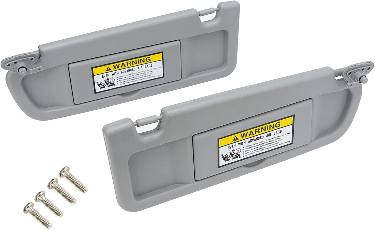 Left Driver & Right Passenger Side Sun Visor Compatible with 2006-2011 Honda Civic Pack of 2 R208