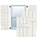 Real Wood Pine Board-n-Batten Shutters M1831