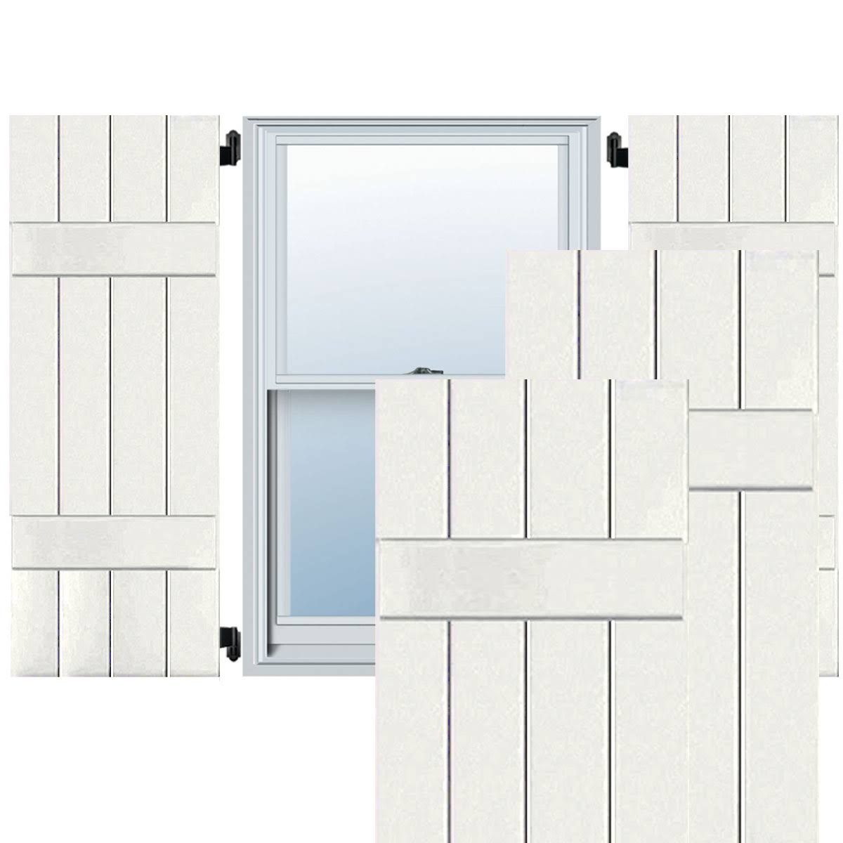 Real Wood Pine Board-n-Batten Shutters M1831