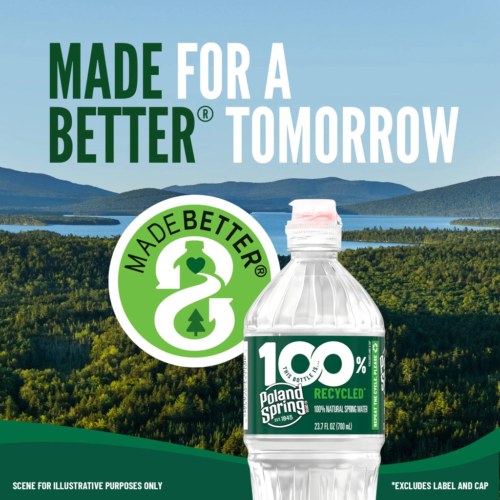 16.9-ounce Natural Spring Water Plastic Bottles (Pack of 28) U158