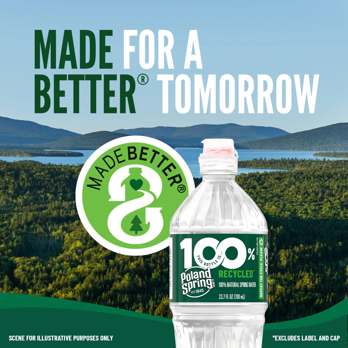 16.9-ounce Natural Spring Water Plastic Bottles (Pack of 28) U158