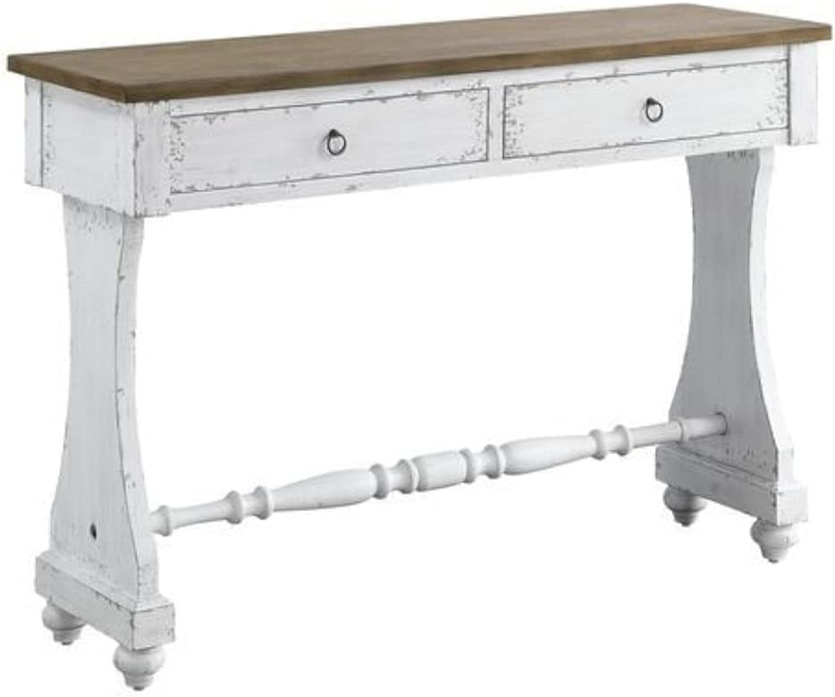 Antique White Console Table W566708
