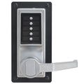 Satin Chrome Left Hand Mechanical Pushbutton Exit Trim Lever Lock X542763