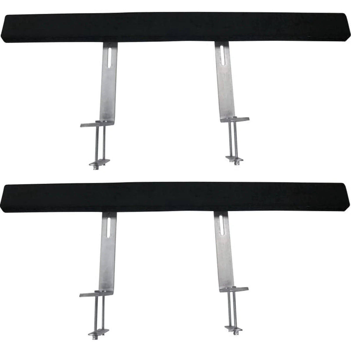48" Boat Trailer Guide-Ons, 2-Pack, Rustproof Steel with Carpet-Padded Boards X441