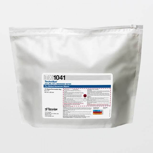 9x22 x 11x22 Cellulose/Polyester Cleanroom Wiper Pre-Wet 70% IPA B453283