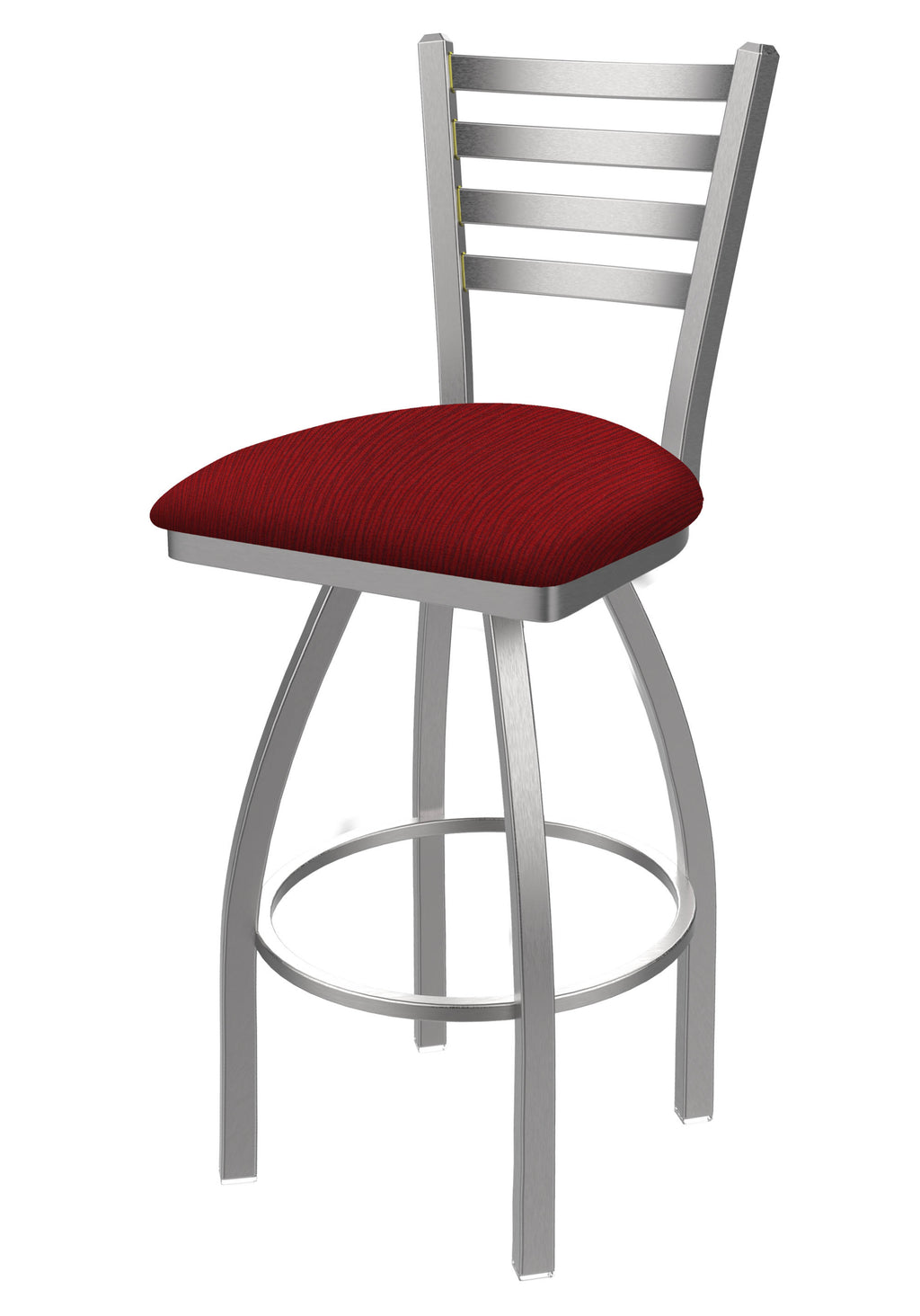 25x22 Counter Stool with Stainless Finish and 360 Swivel S17381