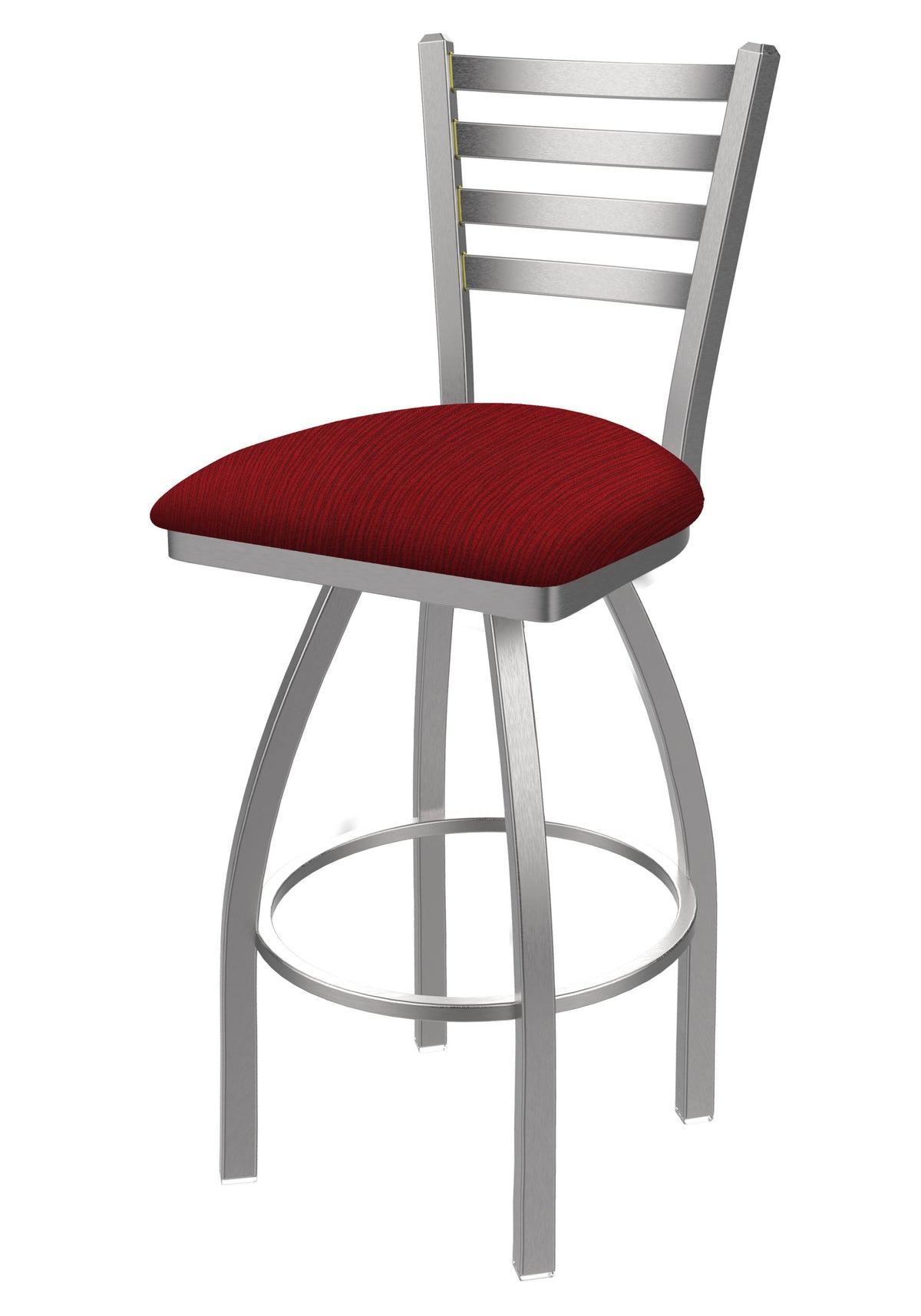 25x22 Counter Stool with Stainless Finish and 360 Swivel S17381