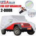 Silver Waterproof Full Car Cover for Jeep Wrangler 2 Door S400