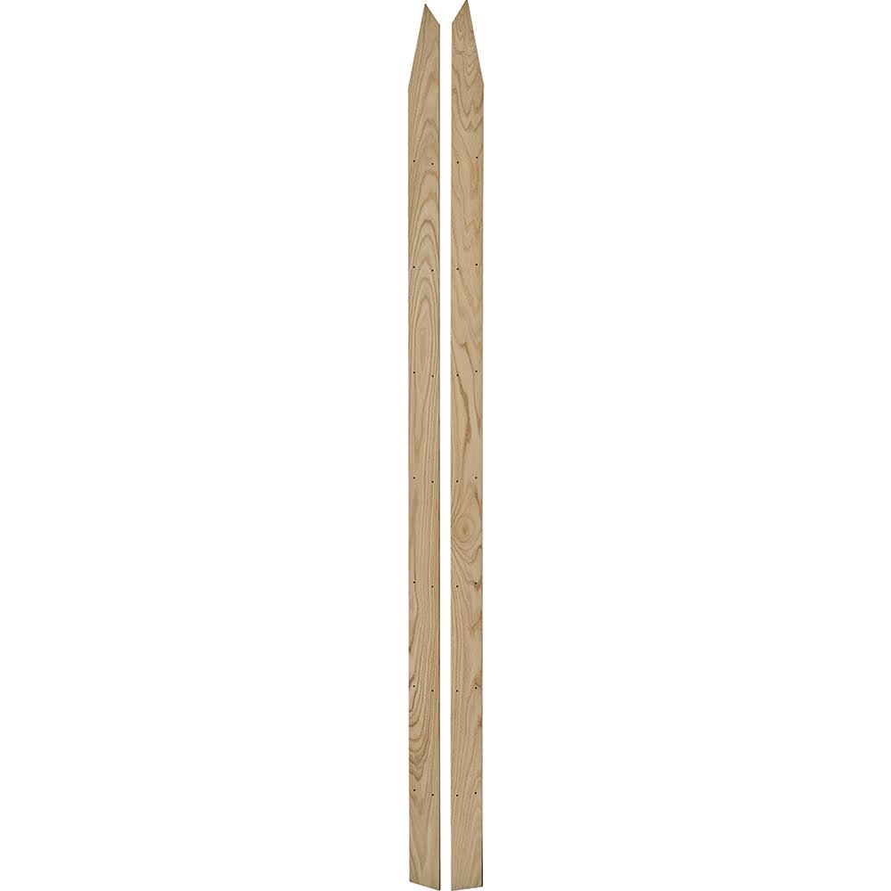 Oak Vertical Rails for Library Ladder Steps G694