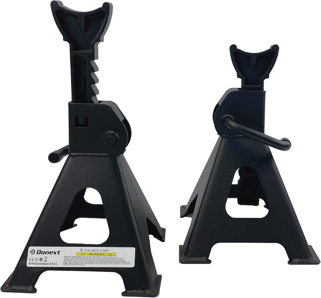 6 Ton Steel Jack Stands 1 Pair Black P5272