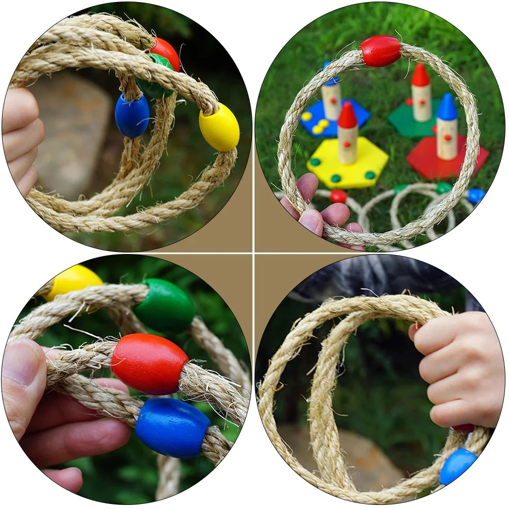 10 PCS Throwing Ring Toys Carnival Rings Z9568