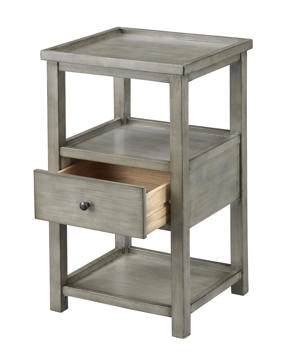 Grey One Drawer Chairside Table A310145