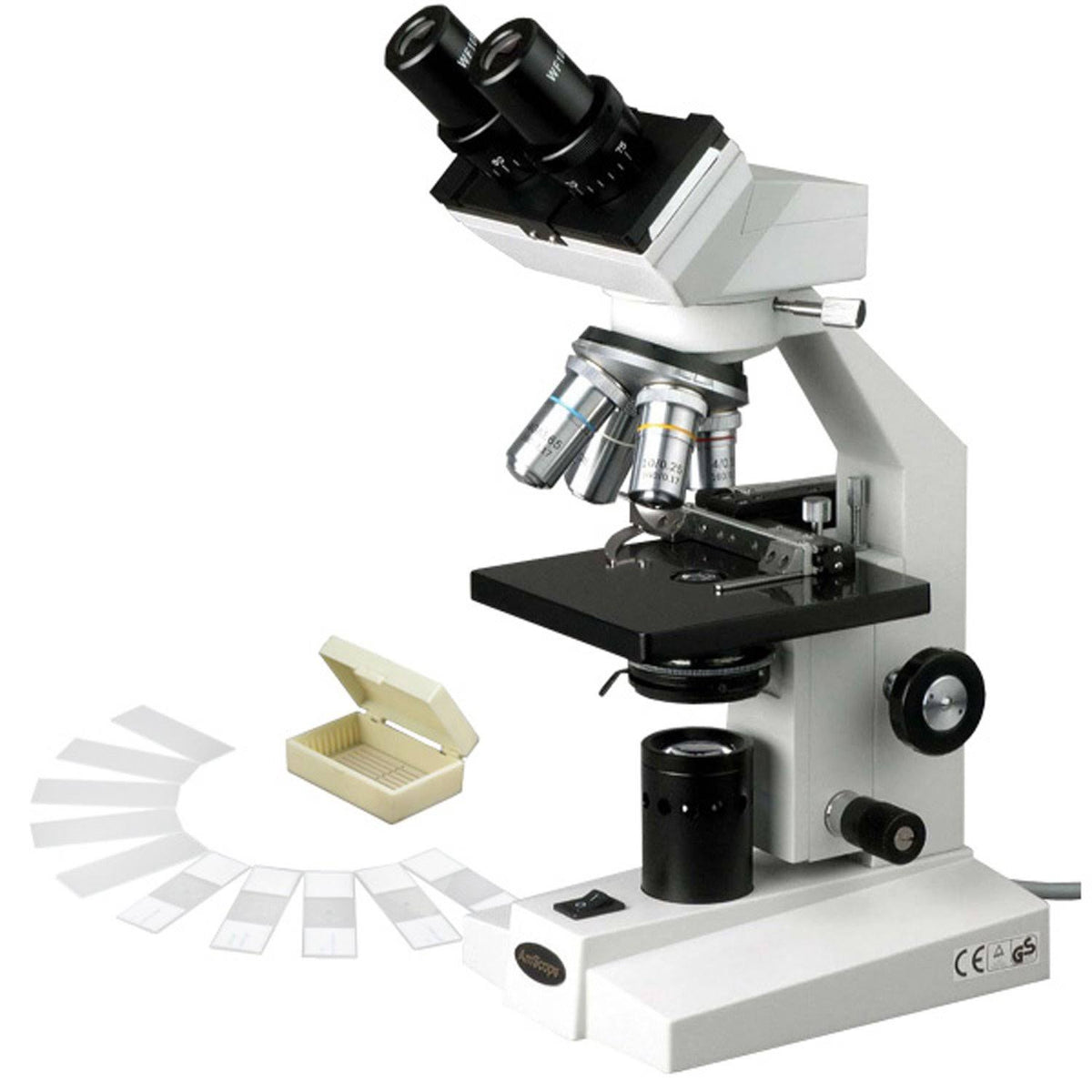 Black Binocular Biological Microscope G916346