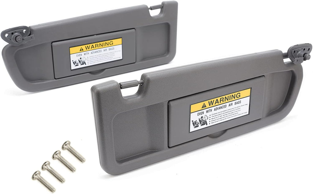 Left Driver & Right Passenger Side Sun Visor Compatible with 2006-2011 Honda Civic Pack of 2 R208