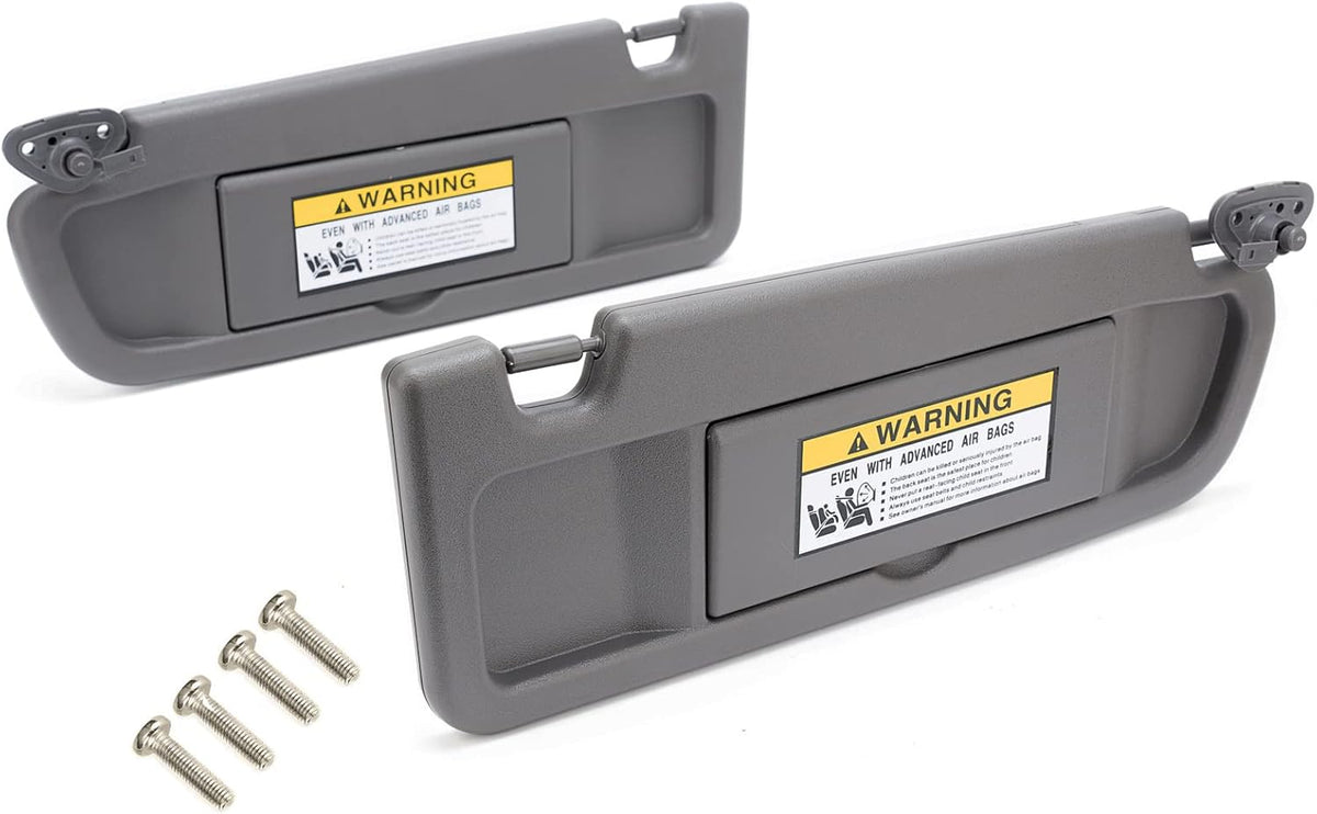 Left Driver & Right Passenger Side Sun Visor Compatible with 2006-2011 Honda Civic Pack of 2 R208